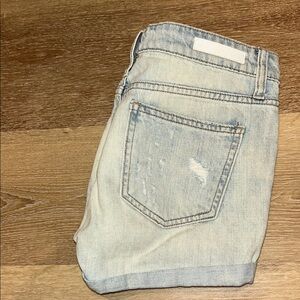 Cello Blue Jean Shorts Relaxed Fit Distressed